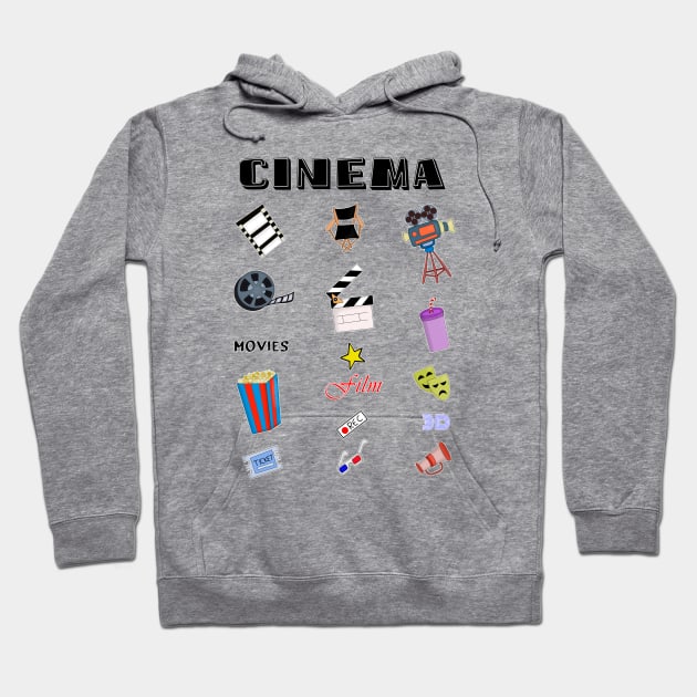 The Art of Cinema Hoodie by DiegoCarvalho